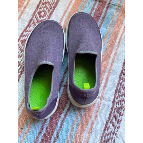 OOFOS Women's OOmg Sport Low Shoe Slip-On – Purple – Size 7.5 - Picture 7 of 8